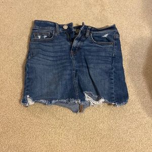 american eagle jean skirt